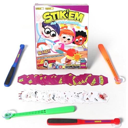 Stikem Slammer Card Games,slap stick challenge,Stik'em is a faster and exciting game for the whole family fun game