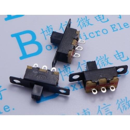 10Pcs/Lot Ss12F15 Ss-12F15 Tripod Slide Switch 1 Row 2 Stall 3 Feet Ss12F15