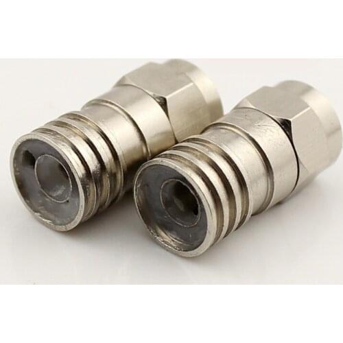 75-5 F connector for 75-5 RG6 cable F type connector for CATV DVB metric system with Lubricating oil and waterproof circle