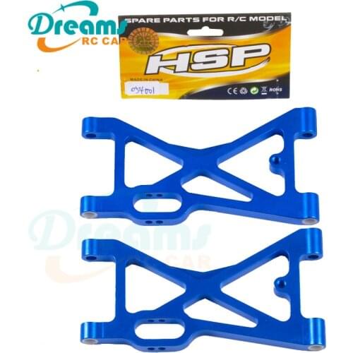 Car parts HSP RC alloy lower front suspension arm 054001 2 P (Al.) 1/5 scale Buggy RC truck