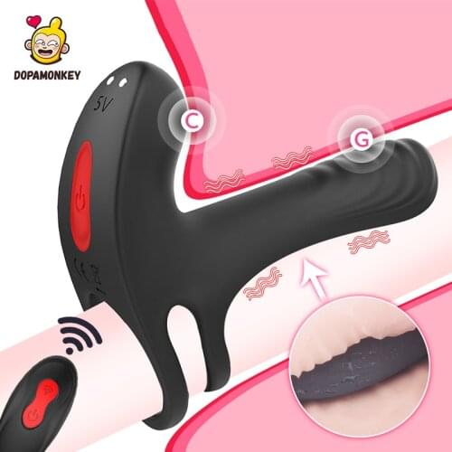 Wireless Penis Rings Vibrator for Couple Delayed Ejaculation for Man Vagina Massage Clitoral Stimulation Women Sex Toys Big Cock