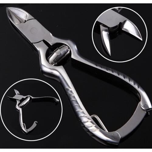 BQAN Nail Art Stainless Steel Cuticle Nipper Clipper Cutter Scissor Dead Skin Remover Manicure Pedicure Tool
