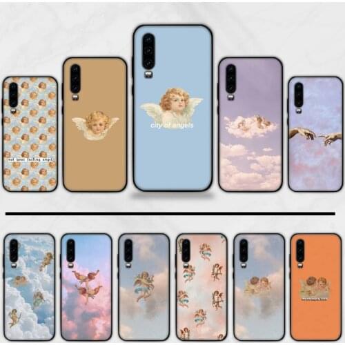 Renaissance angels art Aesthetic Design Phone Cover For Huawei P9 P10 P20 P30 Pro Lite smart Mate 10 Lite 20 Y5 Y6 Y7 2018 2019