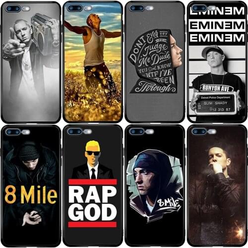 Phone Case for Xiaomi Redmi Note 9A 8 8T 7 6 7A 6A 5A 5 A1 A2 A3 Pro Max Plus Lite Hip Hop Rapper Eminem