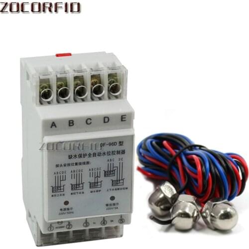 DF-96D Automatic Water Level Controller Switch 220V Water tank Liquid Level Detection Sensor Water Pump Controller