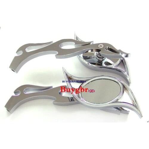 For All Yamaha Cruiser Bikes Royal Stratoliner Roadliner Road V Star Warrior V-Max Virago more Rear View Side Mirrors Buygbr