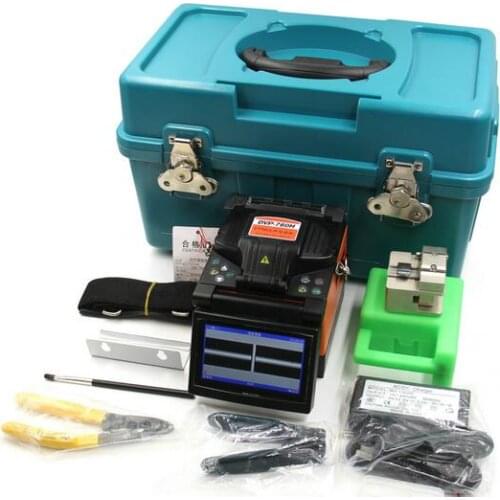 DVP760 FTTH Fiber Optic Splicing Machine Fusion Splicer DVP760 Digital Fusion Splicer Including Fiber Cleaver Strippe