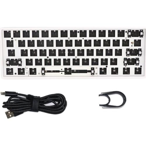 GK61XS RGB Hot Swap Bluetooth Wired/Wireless Custom DIY Kit for 60% Keyboard