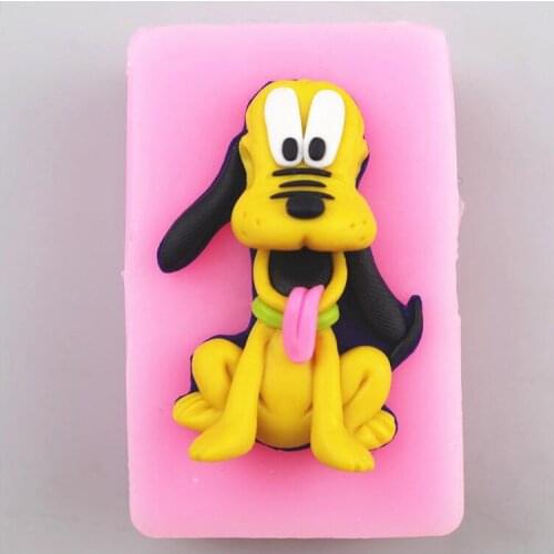 Cake Decorating Tools Cooking Tools Free Post New Cute Dog Pluto Fondant Cake Decoration Mold Bakeware Food Grade Liquid Green