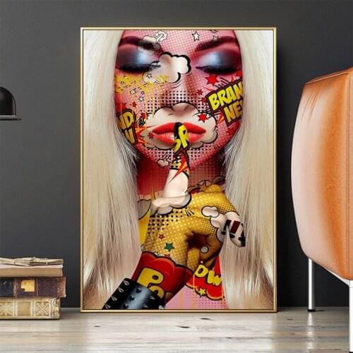 Full Square Round Drill Diamond Embroidery Abstract Graffiti Tattoo Girl Cross Stitch Mosaic Rhinestones Diamond PaintingZP-4314