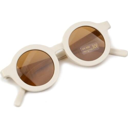 Summer Retro Round Kid Polarized Sunglasses UV 400 Protection Child Sunglasses A0NF