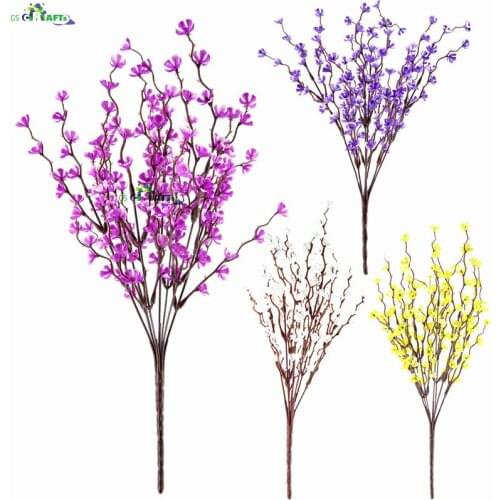 Hot Sale Artificial flowers Plum flower Artificial plants tree branch Silk flowers for home Party wedding decoration Fake Flower