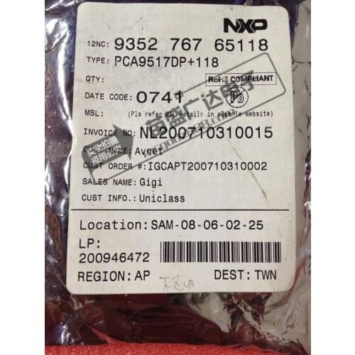 Module PCA9517 PCA9517DP TSSOP-8 Original authentic and new Free Shipping