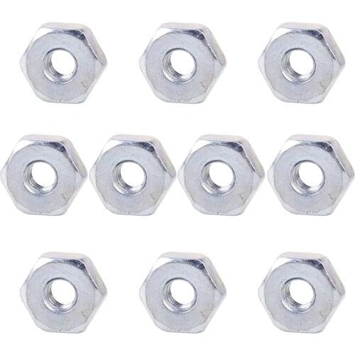LETAOSK High quality 10Pcs M8 Guide Bar Nut fit for Stihl MS 180 250 381 361 440 660 Chainsaw