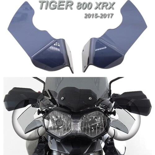 New Motorcycle Accessories For TIGER 800 XRX 2015 2016 2017 Side Windshield Windscreen Handshield Wind Deflector