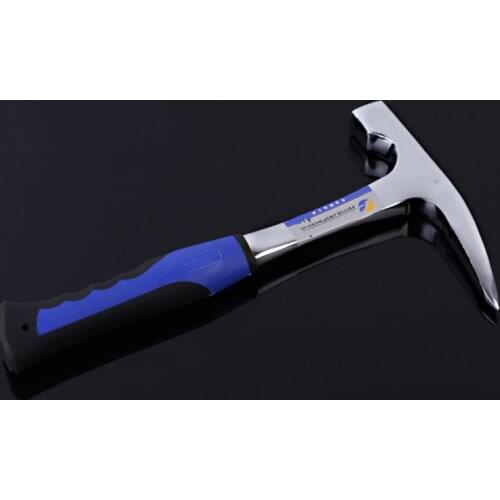 New 1pcs Rock Pick Geology with Pointed Tip & Shock Reduction Grip Chisel Edge Petrographic Geological Hammer