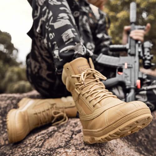 Originals Military Tactical Girls Mens Ankle Boots Teegager Winter Sneakers Husband Ayakkabı Safty Shoes Man Shockproof Tennis