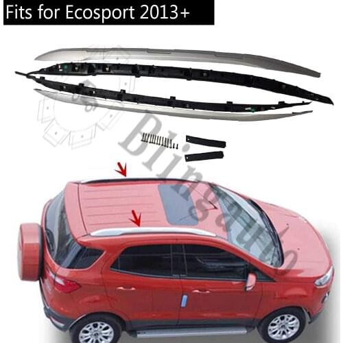 Roof rack bar rail fits for F.ord Ecosport 2013-2020 roof luggage rack baggage roof rail 2pcs pair