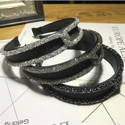 Crystal Hair Headband Hair Jewelry Women Hair Accessories Adults Head Band Cross Women Party Headwear Headband Hair Band