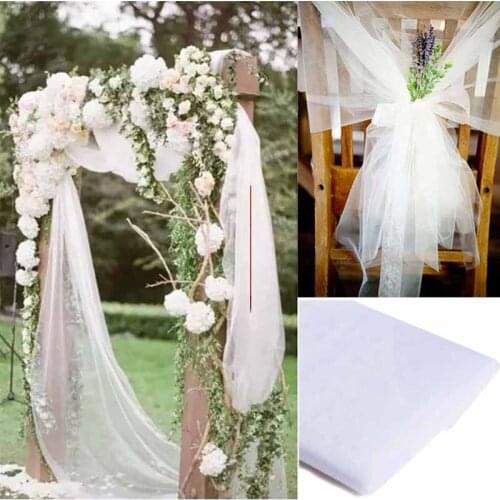 Table skirt runner Chair Sash Wedding arch Stair flower package Valance bridal shower Bachelorette Hen Party Decoration backdrop