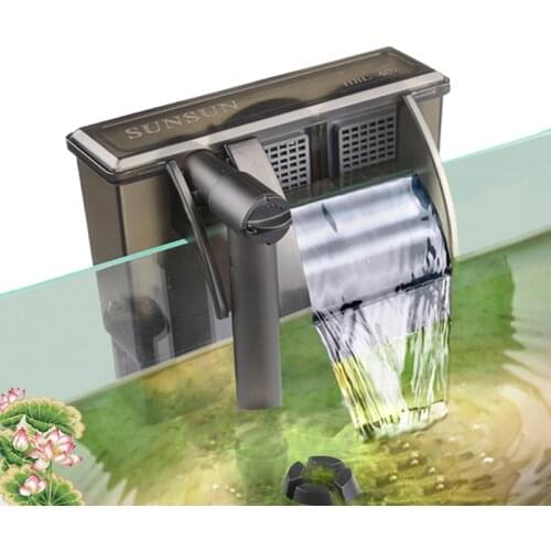 SunSun HBL Series Skimmer Hang On Up Waterfall Filter Water Pumps Hanging External Pump For 15-120L Aquarium Fish Turtle Tank