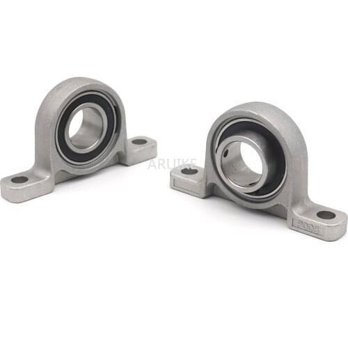 2PCS 25mm KP005 bearing insert shaft support Spherical roller zinc alloy mounted s pillow block housing