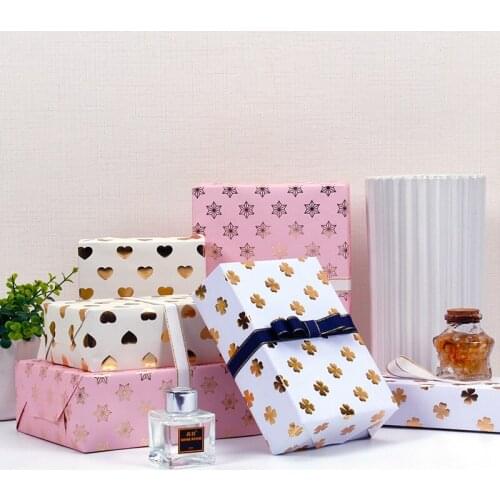 5pcs/lot 50x70cm Gift Wrapping Paper for Wedding Birthday Party Baby Shower Gift Wrap Craft Paper Decor