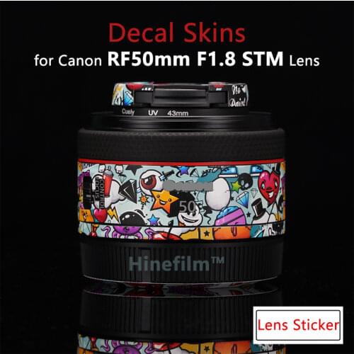 RF50mm F1.8 STM Premium Decal Skin for Canon RF50 1.8 Lens Protector Anti-scratch Cover Film EF 50mm f/1.8 Wrap Sticker