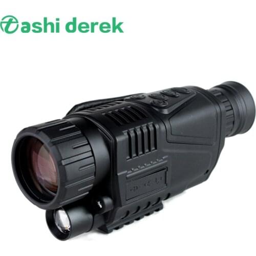 5X40 Digital Night Vision Monocular with 8GB Card Hunting Infrared Scope Video Recorder Night Vision Telescope Video Camera