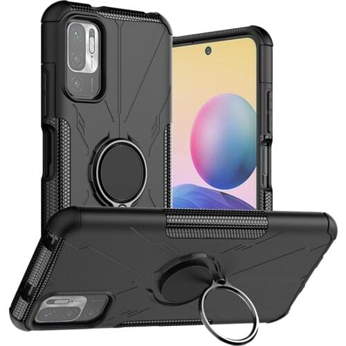 For Cover Xiaomi Poco M3 Pro Case Armor Shockproof Stand Ring Case For Poco M3 Pro Cover For Redmi Note 10 5G Poco M3 Pro Fundas