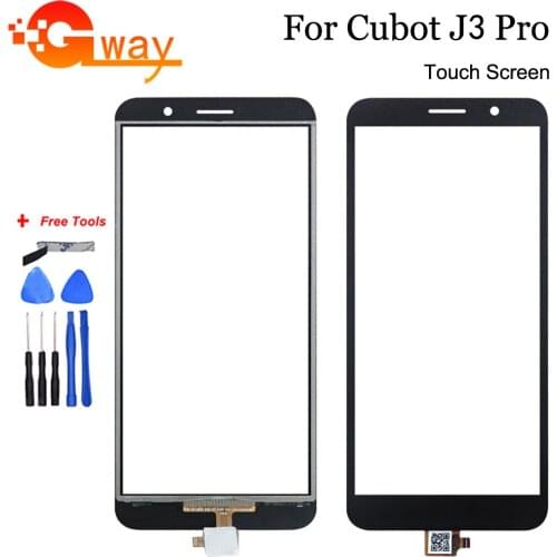 For Cubot J3 Pro Touch Screen Digitizer Smart Phone Touch Panel Glass Lens For 5.5" Cubot J3 Pro+Tools And Adhesive