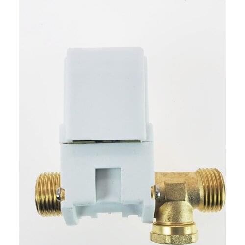 Solar solenoid valve G1/2" DC12V Tee type pilot type 220V NC Controll the Solar water heater DN15 External screw thread