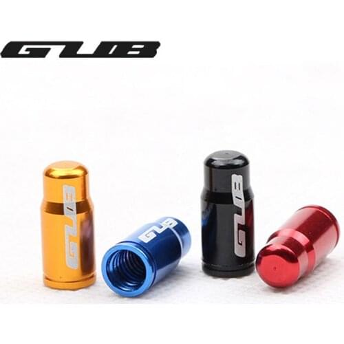 GUB Bicycle Presta Valve Cap Mountain Road Bike Tire Valve Cap Cycling Aluminum Alloy Dust-proof French Valve Protector 10pcs