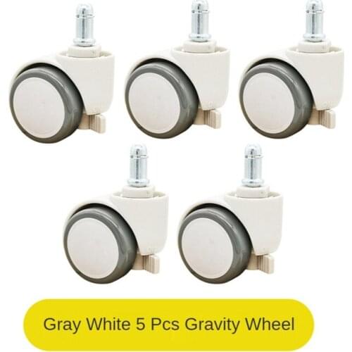 5 Pcs/Lot Wheel Caster Gravity M11 Self-Locking Automatic Brake Children Student Chair Universal Computer Accessories