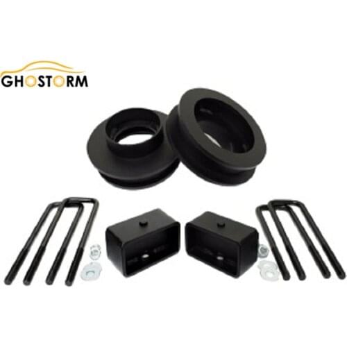 3" Front and 2" Rear Leveling lift kit for 1999-2006 Chevy 2WD Silverado Sierra lift spacers and new rear lift blocks