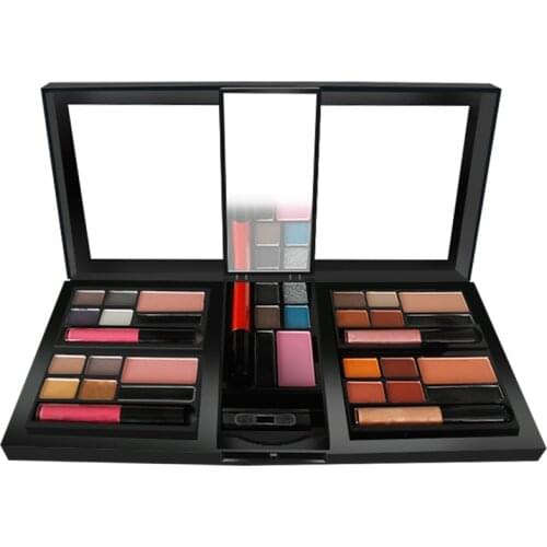 Makeup Set Box Professional 35 Color Make Up kits Eye shadow Lip Gloss Eyeliner Cream Makeup Kit Replace Container Cosmetics