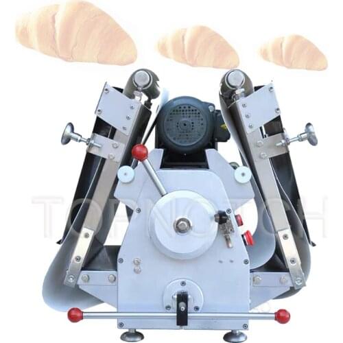 Stainless Steel Dough Sheeter Collapsible Table Pastry Machine Sheeter Roller Thickness Adjustable