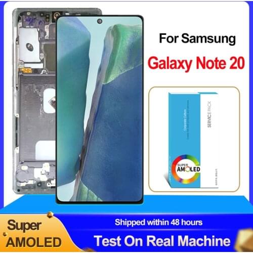 Original For Samsung Galaxy Note 20 LCD Display Touch Screen Digitizer Assembly For Samsung Note20 N980 N980F SN980F/DS Display