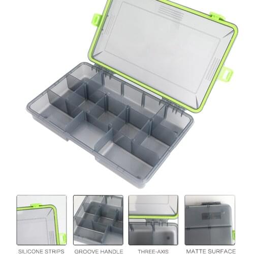 Compartments Waterproof Fishing Tackle Storage Box Multifunctional Eco-Friendly Plastic Fishing Lure Tackle Pocket Bait Boxs