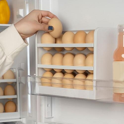 Premium Practical Egg Holder Food Container Storage Case PS Egg Container Eco-friendly for Indoor