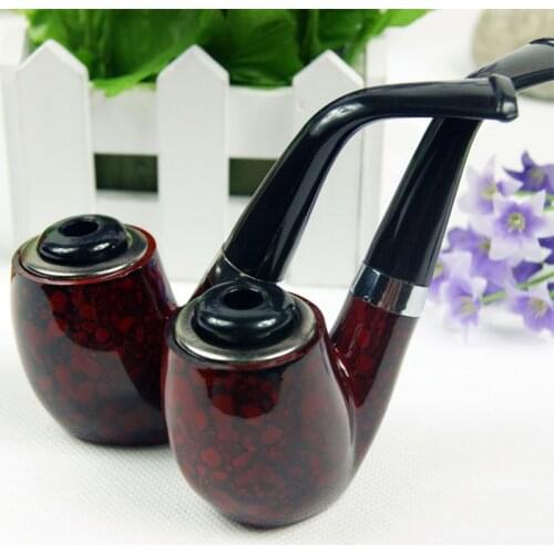 Durable Multifunction Pipe Chimney Double Filter Smoking Pipes Herb Tobacco Pipes Cigar Gifts Narguile Gift Grinder Smoke