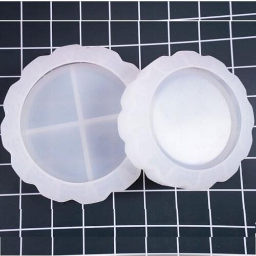 Transparent Flower side ashtray Silicone Mould For Resin Real Flower DIY Mold Jewelry Mould epoxy resin molds for Jewelry