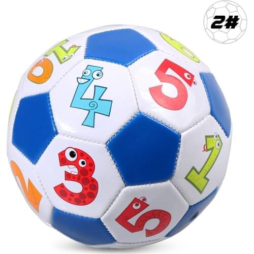 Size 2 Kids Soccer Ball Inflatable Soccer Training Ball Children Playing Training Balls Gift for Children Students