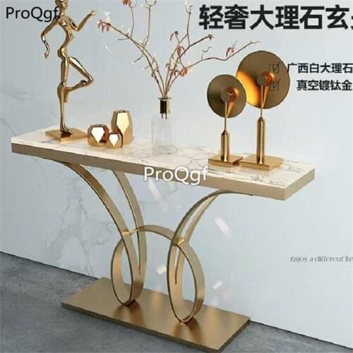 Prodgf 1 Set 120*40*80cm Luxury Marble Corner Table