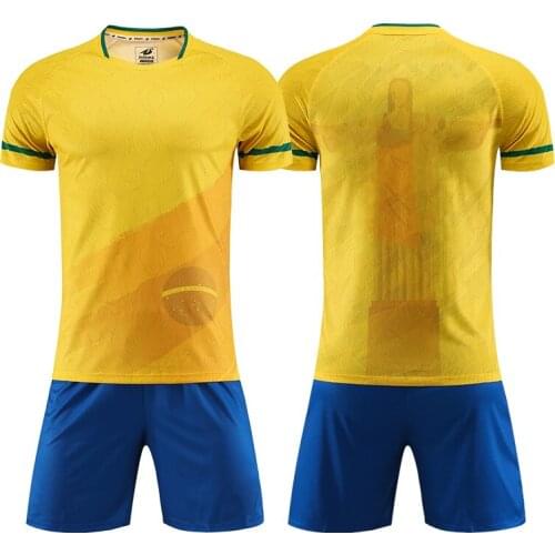 Sublimated Custom Youth Uniform Football Shirts Soccer Team Jersey/uniform Design Camisa De Futebol Customized Football Kits