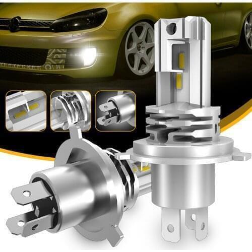 2PCS H4 H7 H11 9005 HB3 LED Fanless H8 H9 H16 9006 HB4 Car led Headlight Bulbs for Hyundai Tucson ix25 ix35 Kia Magentis K3 Rio