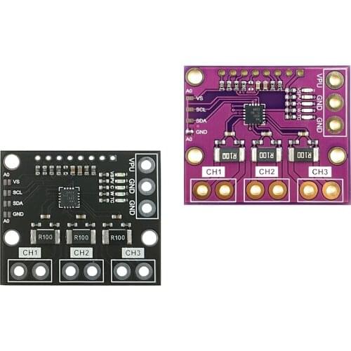 INA3221 Triple-Channel Module, High-Side Measurement, Shunt and Bus Voltage Monitor with I 2C- and SMBUS-Compatible Interface