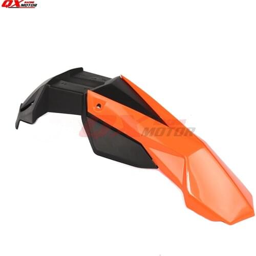 Orange+black Universal Motorcycle Front Fender Cross Motos Dirt Bike Fenders For SX SXF EXC Supermoto Dirt Bike Motocross