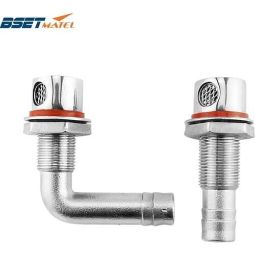 Universal Boat Fuel Vent Marine Grade 316 Stainless Steel Fuel Gas Tank Vent Hardware with Gasket Flush Mount for 5/8" Hose