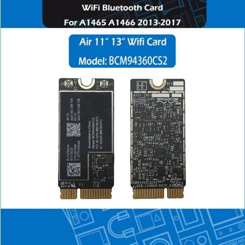 Laptop WiFi Airport Card 653-0023 BCM94360CS2 For MacBook Air 11" 13" A1465 A1466 WiFi Bluetooth Card 2013-2017